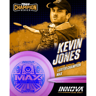 Innova Disc Golf Team Champion Series Kevin Jones Luster Champion Max 11/3/0/5 Red/Indigo 173 grams