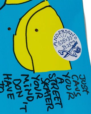 Krooked Skateboard Deck Manderson Just Caus 8.38" x 32"