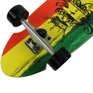 Krown Longboard Complete Kicktail Rasta
