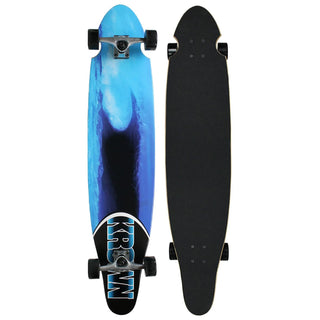 Krown Longboard Complete Kicktail Blue Wave