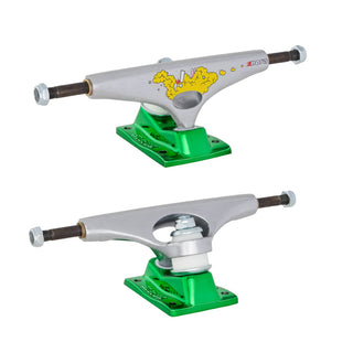 Krux Trucks K5 Nora By Alexis Silver/Green 8.25" Pair