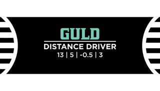 Kastaplast Disc Golf K1 Grind Guld Distance Driver 13/5/-0.5/3 Black White/Purple 173 grams