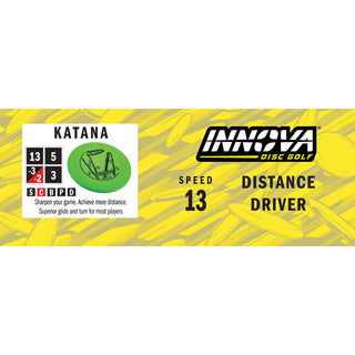 Innova Disc Golf DX Katana Distance Driver 13/5/-3/3 - Choose Exact Disc