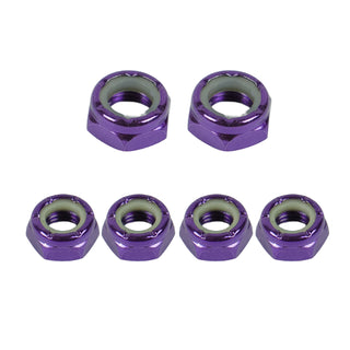 Dime Bag Skateboard Truck 1.25" Purple Hardware Refresh Kit with Nuts, Spacers, Washers
