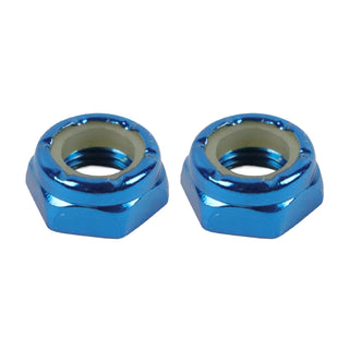 Dime Bag Skateboard Replacement Truck Kingpin and Axle Nuts Kit - Blue