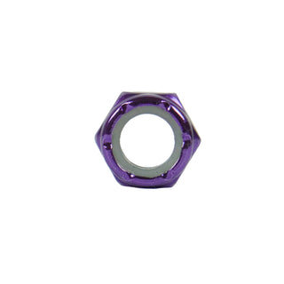 Dime Bag Skateboard Replacement Truck Kingpin Nuts Purple (2-Pack)