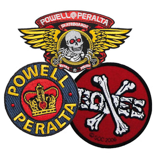 Powell Peralta Bones Variety Patch 3-Pack Patches