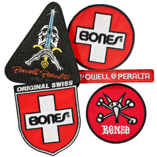 Powell Peralta Bones Assorted Patch 5-Pack Patches
