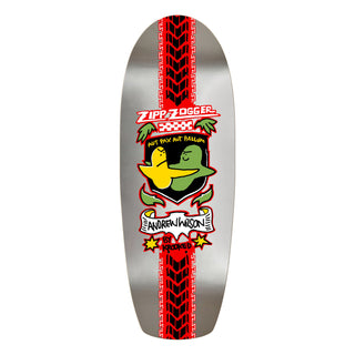 Krooked Skateboard Complete Andrew Wilson Pro Zogger Silver 10.75" x 30"