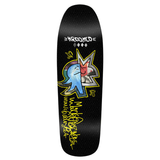 Krooked Skateboard Deck Gonz Sig Black 9.81" x 32.06"