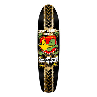 Krooked Skateboard Complete Johnny Wilson Guest Zinger Nano Black 7.37" x 29.12"