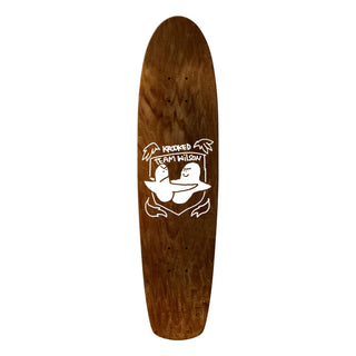 Krooked Skateboard Deck Johnny Wilson Guest Zinger Nano Black 7.37" x 29.12"