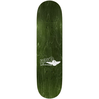 Krooked Skateboard Deck Kamo Wheel Wells Black 9.0" x 32.45"