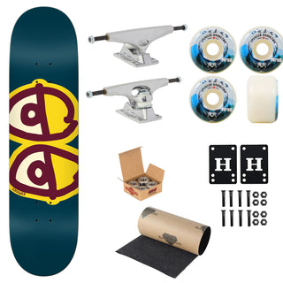 Krooked Premium Complete Skateboard Team Eyes 8.25" Ft. Krux/Satori/Independent