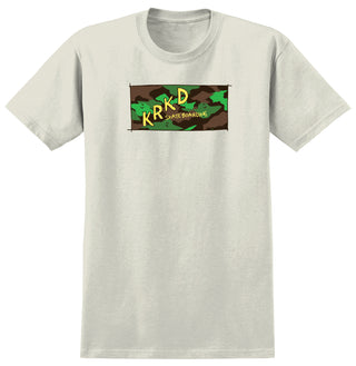 Krooked Skateboards Shirt Kamo Cream