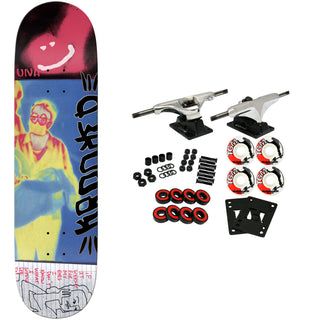 Krooked Skateboard Complete Una Infared White 8.28" x 31.7"