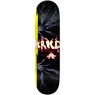 Krooked Premium Skateboard Complete Cernicky Lightning Fingers True Fit 8.5" Ft. Krux/Spitfire/Independent
