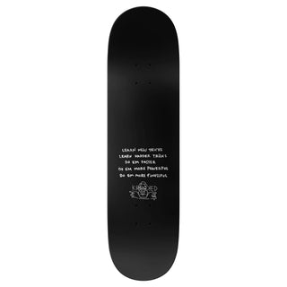 Krooked Skateboard Deck Navarez Sculpture Garden Yellow 8.38" x 32.25"