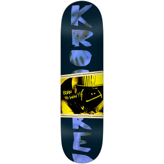 Krooked Skateboard Deck Team BTW Black 8.25" x 32"