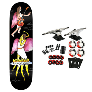 Krooked Skateboard Complete Wilson Angel True Fit 8.25" x 31.5"