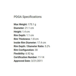 Latitude 64 Disc Golf Gold Diamond Fairway Driver 8/6/-3/1 White/Slate 157 grams