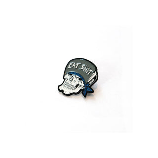 Dogtown Skateboards Pin Eat Sht Enamel Pin  1.25"