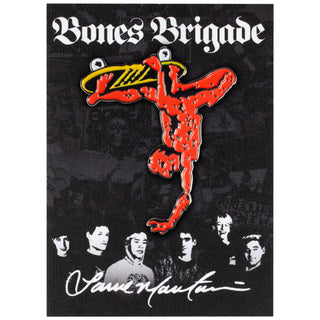 Powell Peralta Lapel Pin Bones Brigade Series 15 Mountain Red