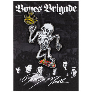 Powell Peralta Lapel Pin Bones Brigade Series 15 Mullen Blue