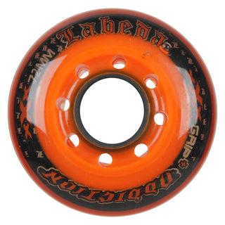 Labeda Roller Hockey Wheels - Addiction 72mm 78A Orange/Black (8-Pack)
