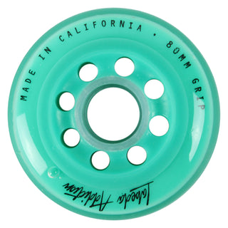 Labeda Roller Hockey Wheels - Addiction 80mm 76A Teal (8-Pack)