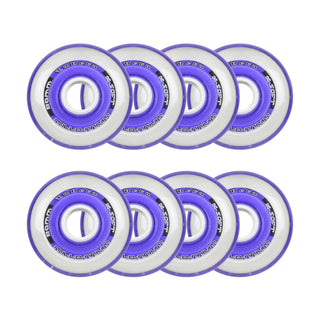 Labeda Roller Hockey Wheels - Millennium Gripper 80mm 74A Purple (8-Pack)
