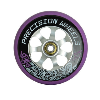Labeda Precision Scooter Wheel Purple 110mm w/ Lucky Bearings