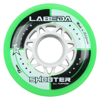 Labeda Roller Hockey Wheels - Shooter 72/80 HiLo 83A Green (8-Pack)