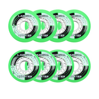 Labeda Roller Hockey Wheels - Shooter 72/80 HiLo 83A Green (8-Pack)