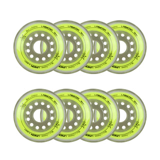 Labeda Roller Hockey Wheels - Union 76mm 76A Yellow (8-Pack)