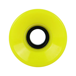 Blank Longboard Wheels 65mm x 45mm Yellow USA Rearset Smooth 82A