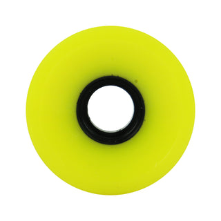 Blank Longboard Wheels 65mm x 45mm Yellow USA Rearset Smooth 82A