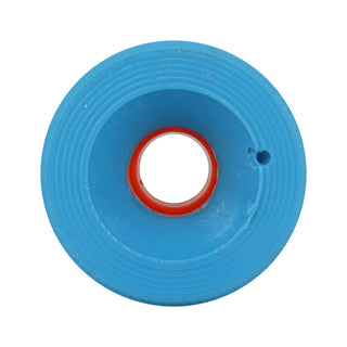 Blank Longboard Wheels 64mm x 52mm Cyan Blue USA Deep Offset Smooth 81A Blem