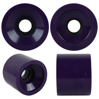 Blank Longboard Wheels 68mm x 54mm Eggplant Purple USA Square Lip 78A