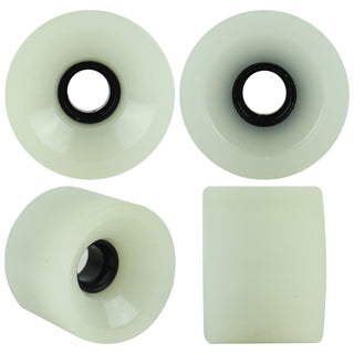 Paris Longboard Trucks, Wheels, Hardware, and Abec 7 Bearings Kit - V2 180 Green + Blank White (Discolored) 68mm 78A