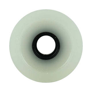 Blank Longboard Wheels 68mm x 54mm White (Discolored) USA Square Lip 78A