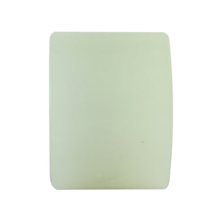 Blank Longboard Wheels 68mm x 54mm White (Discolored) USA Square Lip 78A