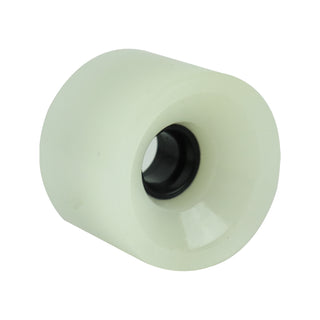 Blank Longboard Wheels 68mm x 54mm White (Discolored) USA Square Lip 78A