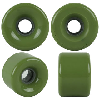 Paris Longboard Trucks, Wheels, Hardware, and Abec 7 Bearings Kit - V2 180 Green + Blank Military Green 64mm 82A