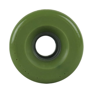 Blank Longboard Wheels 64mm x 45mm Military Green USA Centerset Smooth 82A