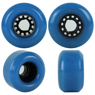 Blank Longboard Wheels 76mm x 45mm Blue USA Rearset Cored 82A
