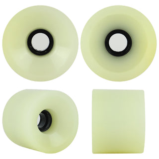 Paris Longboard Trucks, Wheels, Hardware, and Abec 7 Bearings Kit - V2 180 Blue + Blank White (Discolored) 74mm 78A