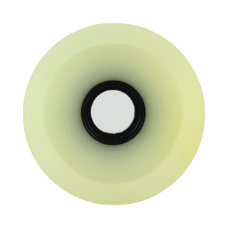 Blank Longboard Wheels 74mm x 58mm White (Discolored) USA Square Lip 78A