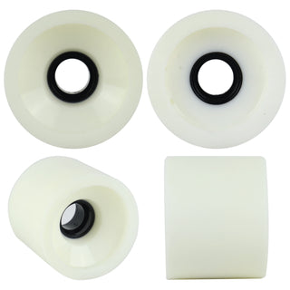 Blank Longboard Wheels 68mm x 54mm White USA Square Lip 78A