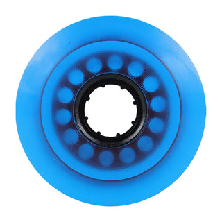 Blank Longboard Wheels 65mm x 42mm Clear Blue USA Offset 78A